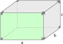 14.2 Volume do Paralelepípedo Retangular O paralelepípedo retângulo é formado por 6 retângulos, como na gura abaixo: Denotaremos por a como sendo o comprimento deste paralelepípedo, b a sua largura e