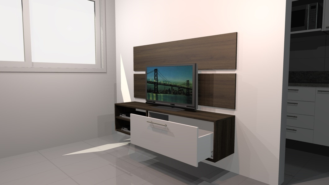 Imagens do projeto do home theater: * Imagens ilustrativas