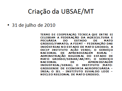 UBSAE/M Unidade de Bens e Serviços Ambientais: Dinamização do Potencial de Mercado de Pagamentos por Serviços Ecossistêmicos no M Normas e regulamentos