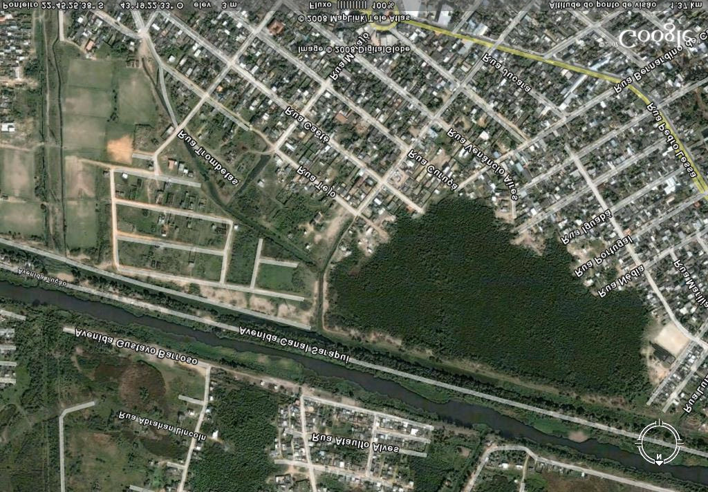 RIO SARAPUÍ Canal Auxiliar 6 5 Faixa Marginal 1 Pôlder Remanescente 2 Pôlder Novo 3 e 4