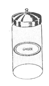 potes dappen frascos herméticos para brocas, grampos e bolinhas de algodão broqueiro J.G. ; ANTONIAZZI, J.H. Bases para a prática clínica, 2 Ed. São Paulo: ed. Artes Médicas, p. 149-222, 1993. 2. CAPELETTE, L.