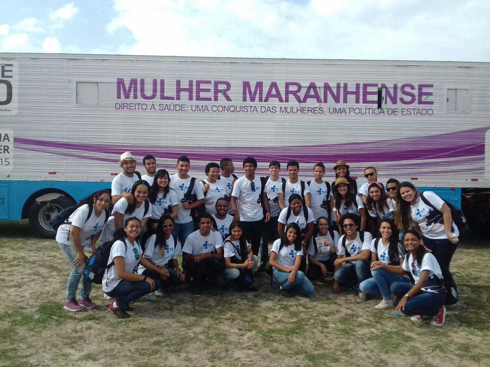 dessa vez era numa carreta bem diferente das convencionais. Uma carreta da Saúde da Mulher que estava localizada no bairro do Parque Jair.