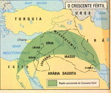 O Oriente Próximo O antigo Oriente Próximo cujo núcleo era a região conhecida como Crescente Fértil, semicírculo formado pela
