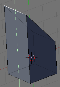 4.1 Editando Objetos/Selecionando Forma padrão de Movimentação [G]+[X] para movimentar a aresta na direção x. [G]+[Y] para movimentar a aresta na direção y.