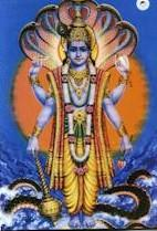 Vishnu: Responsável pela manutenção, proteção e sustentação do universo.