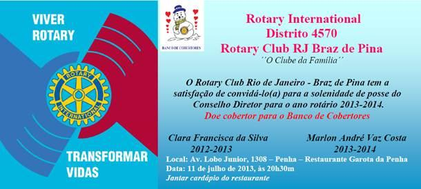 RC Barra da Tijuca, dia 10/07 não haverá venda de convite no dia.