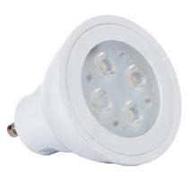 Lâmpada Direcionais LED MR16 LED Pro SMD MULTITENSÃO 100-240V BASE GU10 LED SMD VIDA 25.
