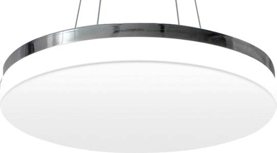 Plafon de LED Plafon Lune LED Linha decorativa Potência Diâmetro Altura 30W 400mm 70mm Design moderno associado ao baixo consumo de energia; Pronto para instalar; Tecnologia LED; Canopla e estrutura