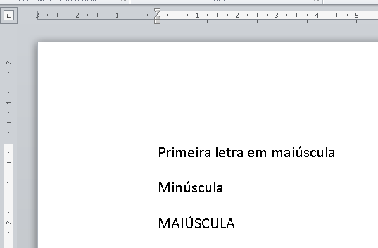 Negrito, Itálico e Sublinhado. 17 Maiúscula e minúscula.