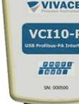 CONEXÃO EM MODO PA BUS No segundo modo de operação, a VCI10-UP pode operar em paralelo com sistemas de controle com redes PROFIBUS.