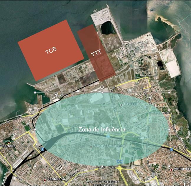 PLANEAMENTO Pressupostos & Planeamento Localização A IP assegura a ligação (last mile) ao Terminal de Contentores do Barreiro (TCB) A IP prevê o desenvolvimento dos estudos para as acessibilidades