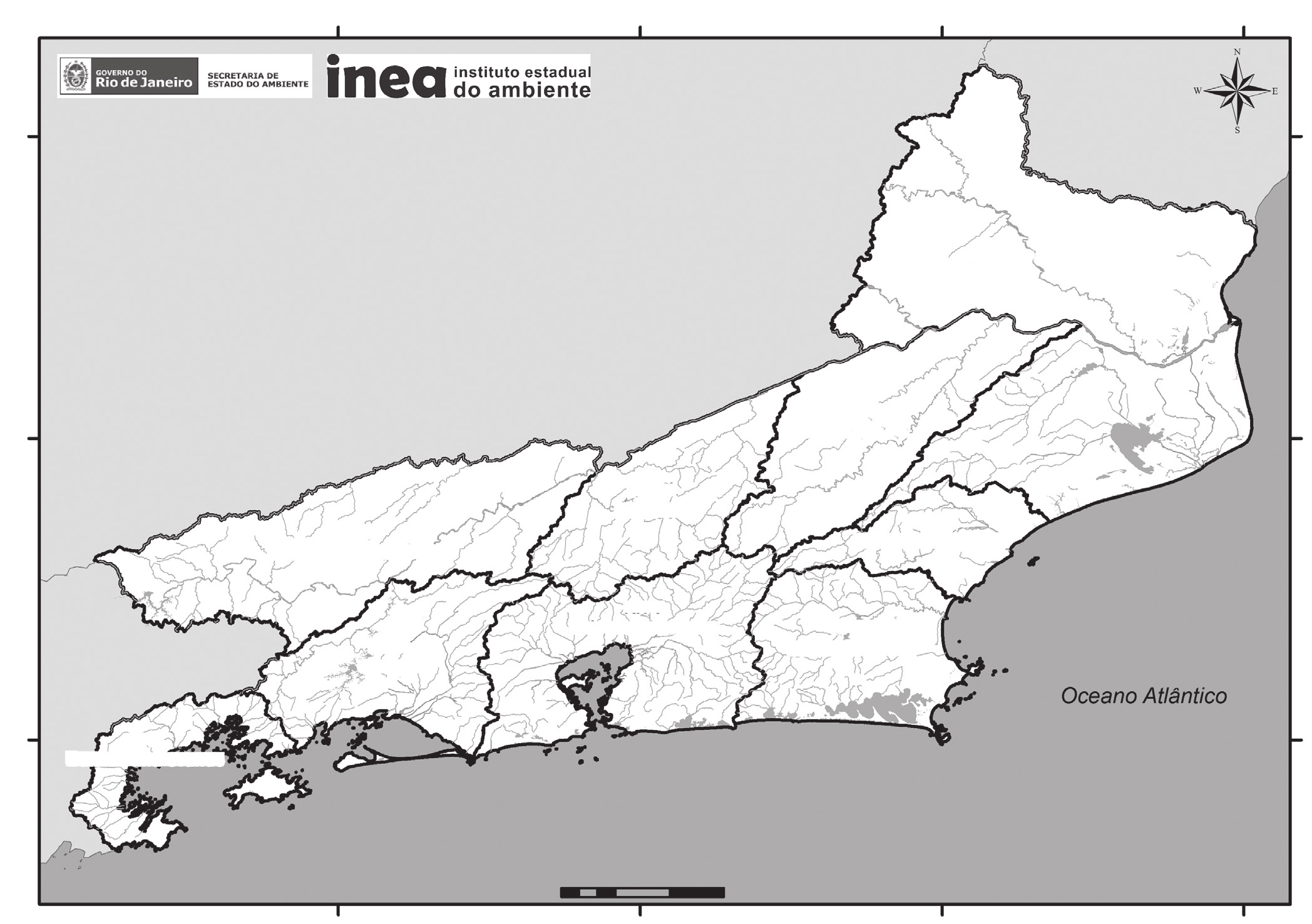 Cobrança pelo uso da água no Estado do Rio de Janeiro, Brasil (2004 2013): histórico e desafios atuais 44º0 00 W 43º0 00 W 42º0 00 W 41º0 00 W 23º0 0 S 22º0 0 S 21º0 0 S RH I Baía da Ilha Grande