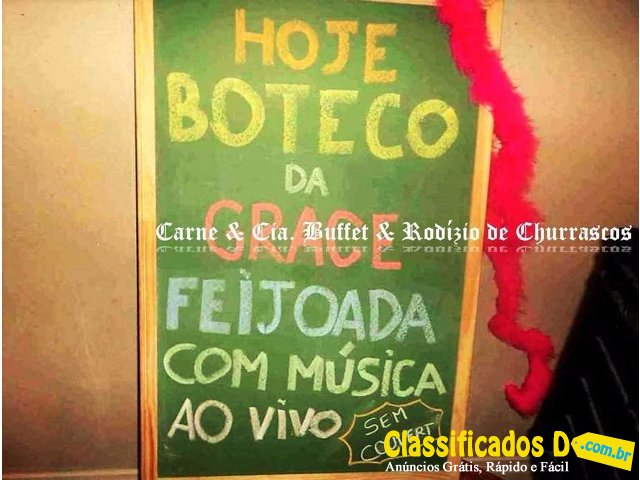 Buffet de Rodízio de Boteco, Rio de Janeiro, Rio de Janeiro Informação do Vendedor Nome: Carne Cia Buffet Nome: Carne Apelido: Cia Buffet Detalhes do Anúncio Comum Titulo: Condição: Descrição: Buffet