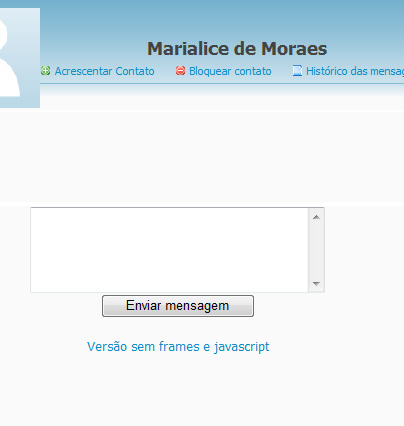 5.1.5. Mensagens Você pode se comunicar dentro do AVEA com seus colegas de turma e com seu professor enviando mensagens a eles.