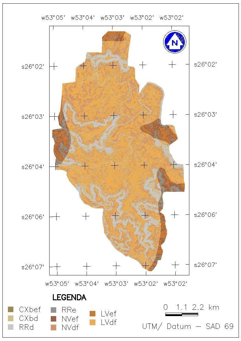 Figura 05 - Mapa dos tipos de solo