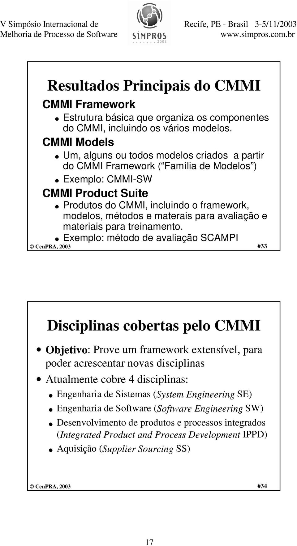 materais para avaliação e materiais para treinamento.