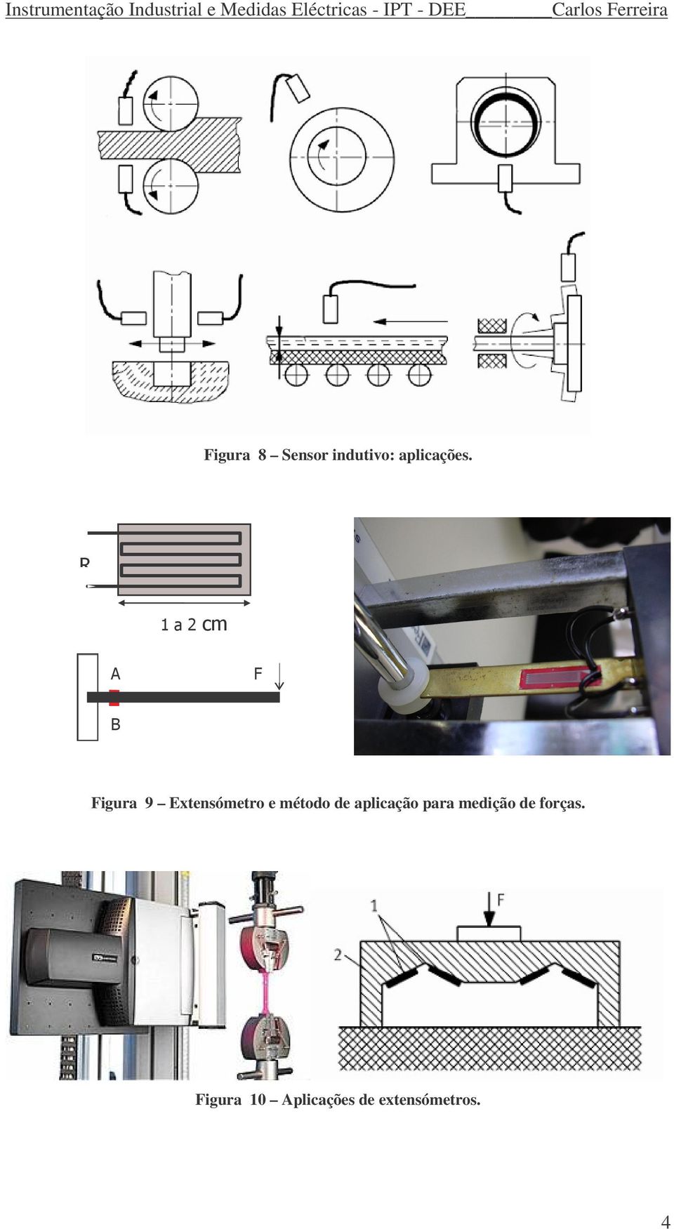 aplicação para medição de forças.