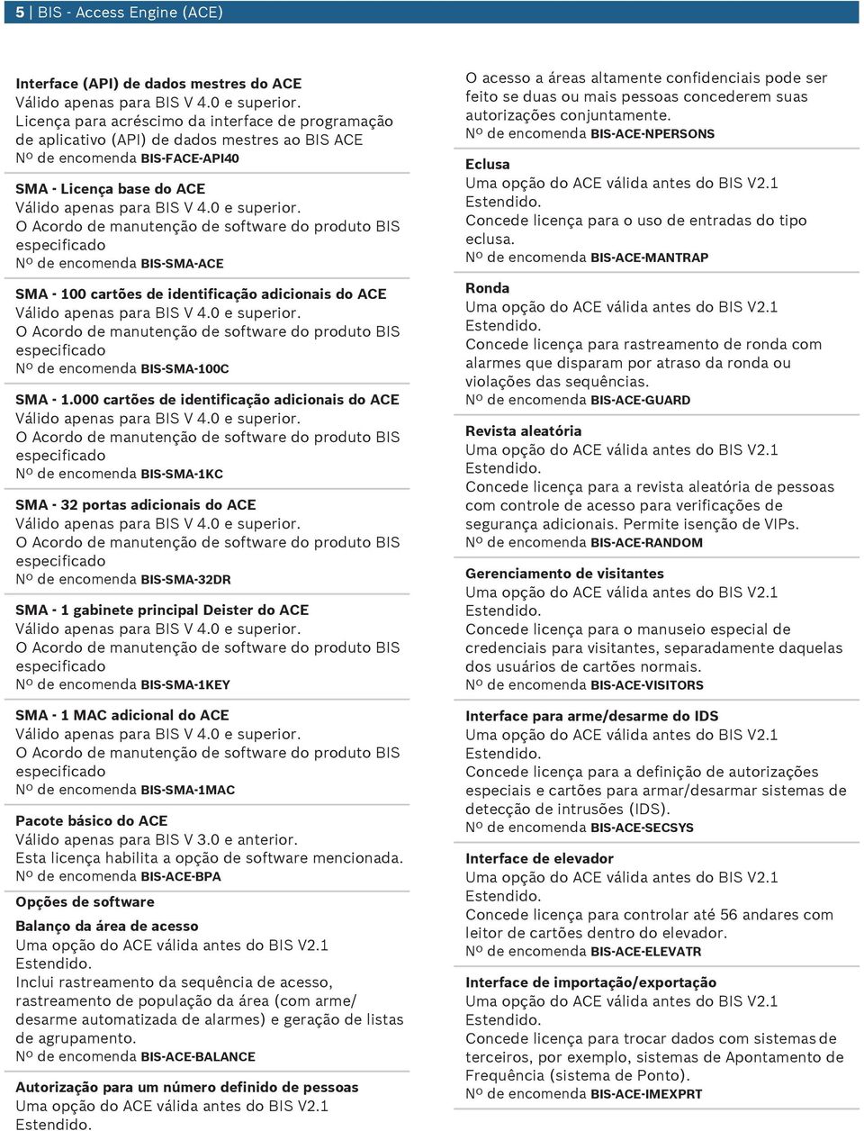 000 cartões de identificação adicionais do ACE Nº de encomenda -SMA-1KC SMA - 32 portas adicionais do ACE Nº de encomenda -SMA-32DR SMA - 1 gabinete principal Deister do ACE Nº de encomenda -SMA-1KEY