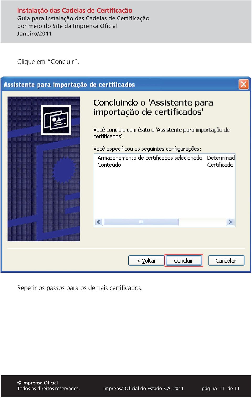 certificados.