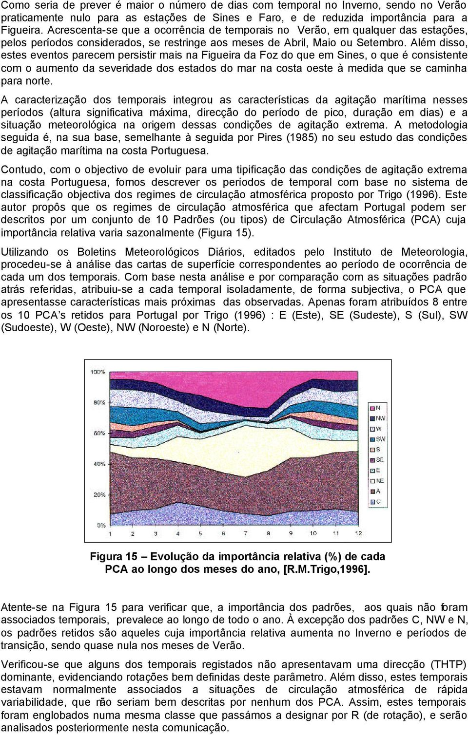 Além disso, estes eventos parecem persistir mais na Figueira da Foz do que em Sines, o que é consistente com o aumento da severidade dos estados do mar na costa oeste à medida que se caminha para