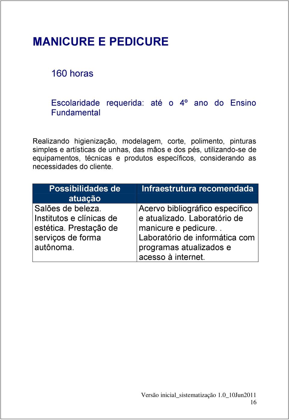 necessidades do cliente. Salões de beleza. Institutos e clínicas de estética. Prestação de serviços de forma autônoma.