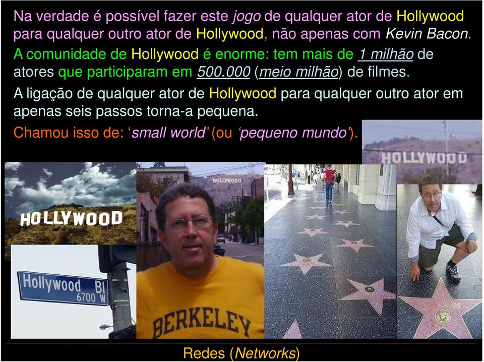 A comunidade de Hollywood é enorme: tem mais de 1 milhão de atores que participaram em 500.