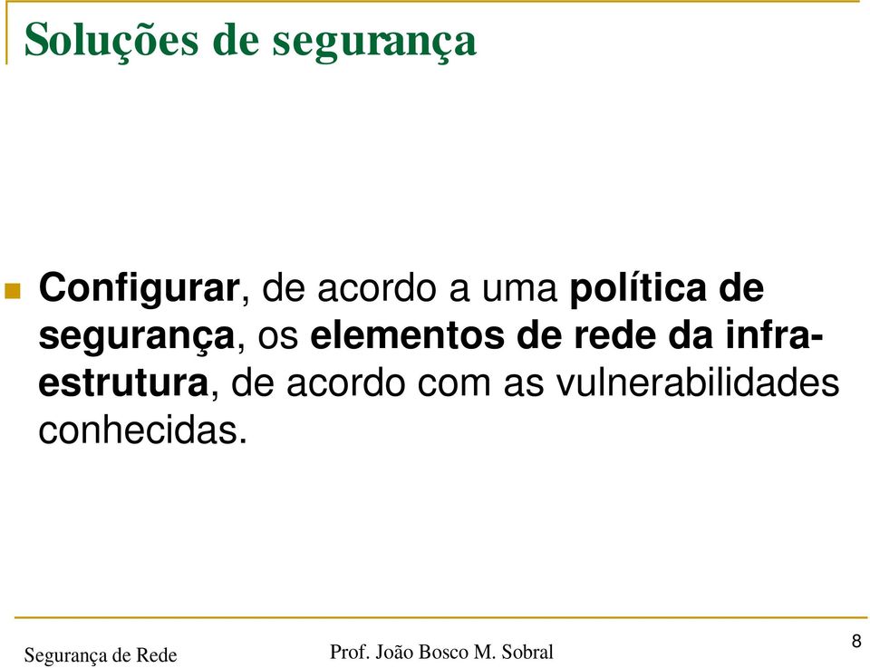 elementos de rede da infraestrutura, de