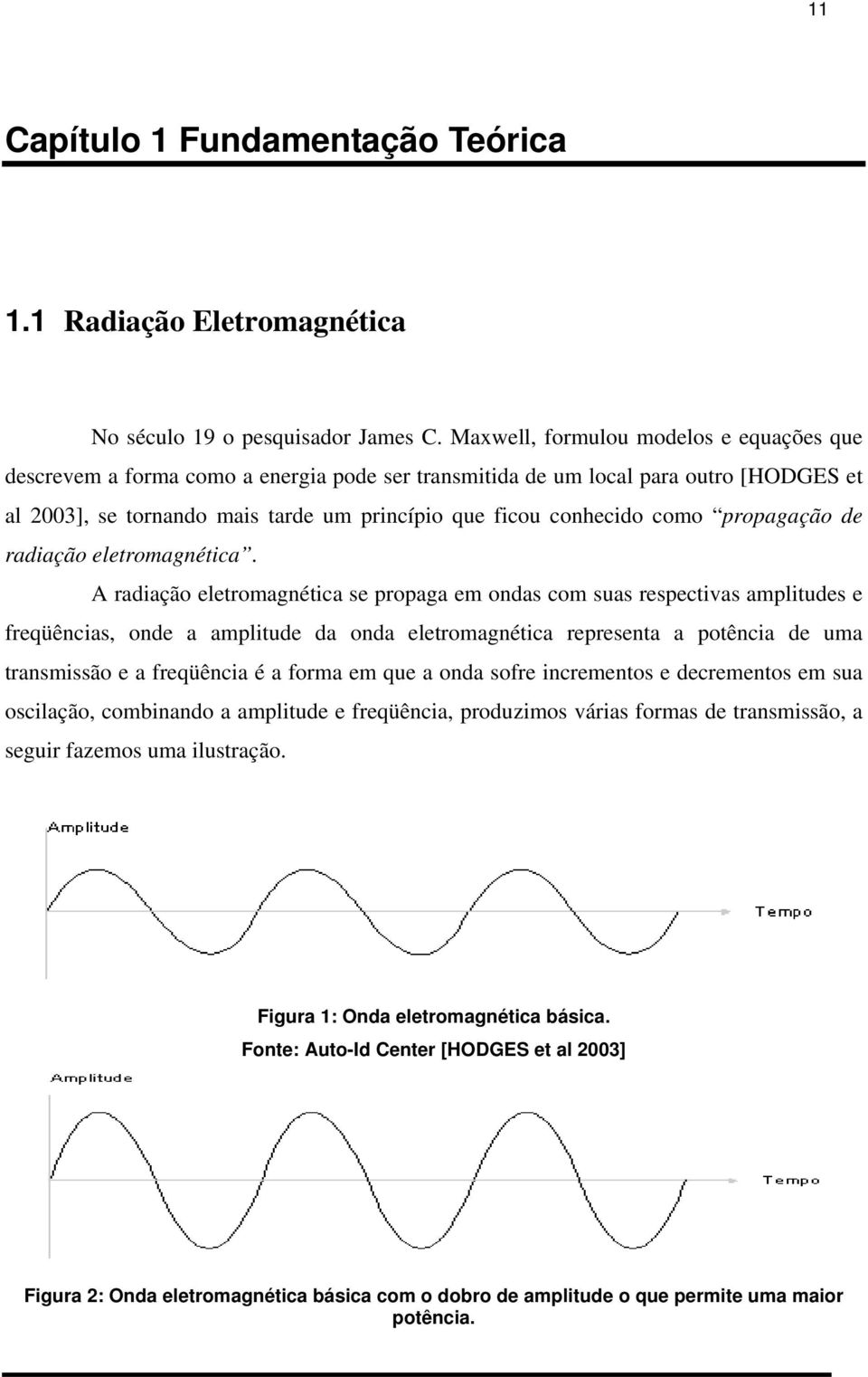 propagação de radiação eletromagnética.
