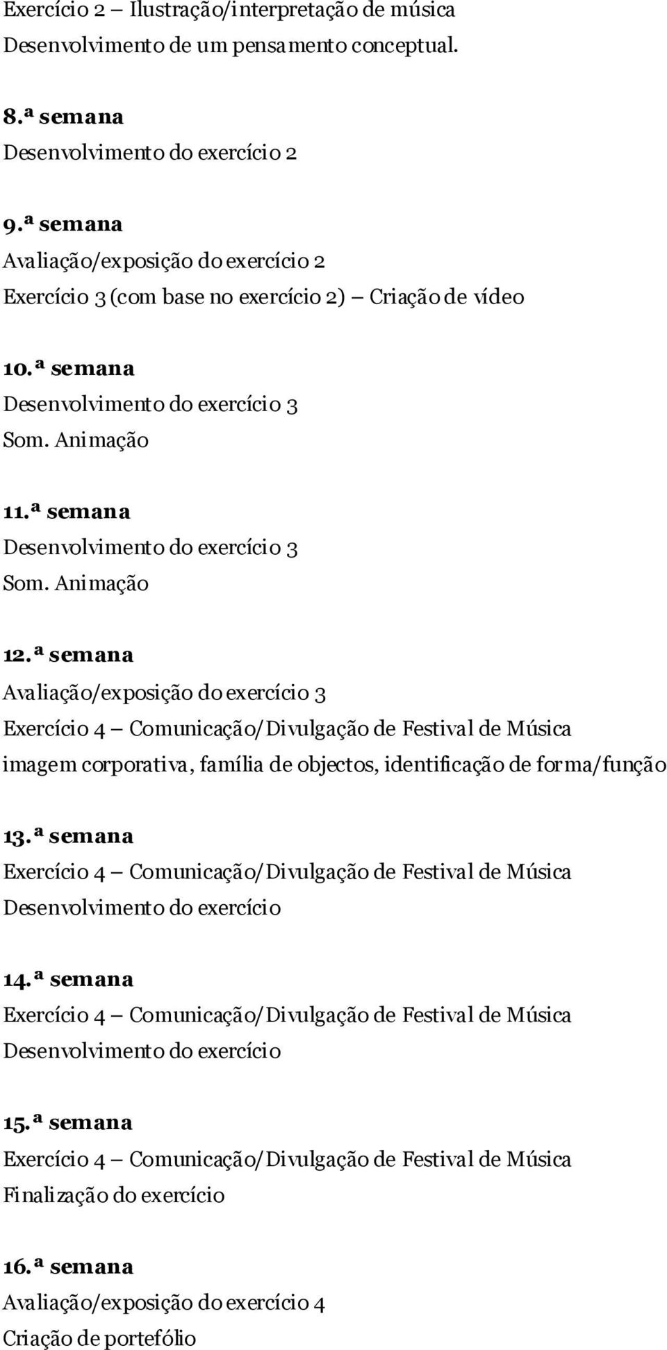 Animação 11.ª semana 3 Som. Animação 12.