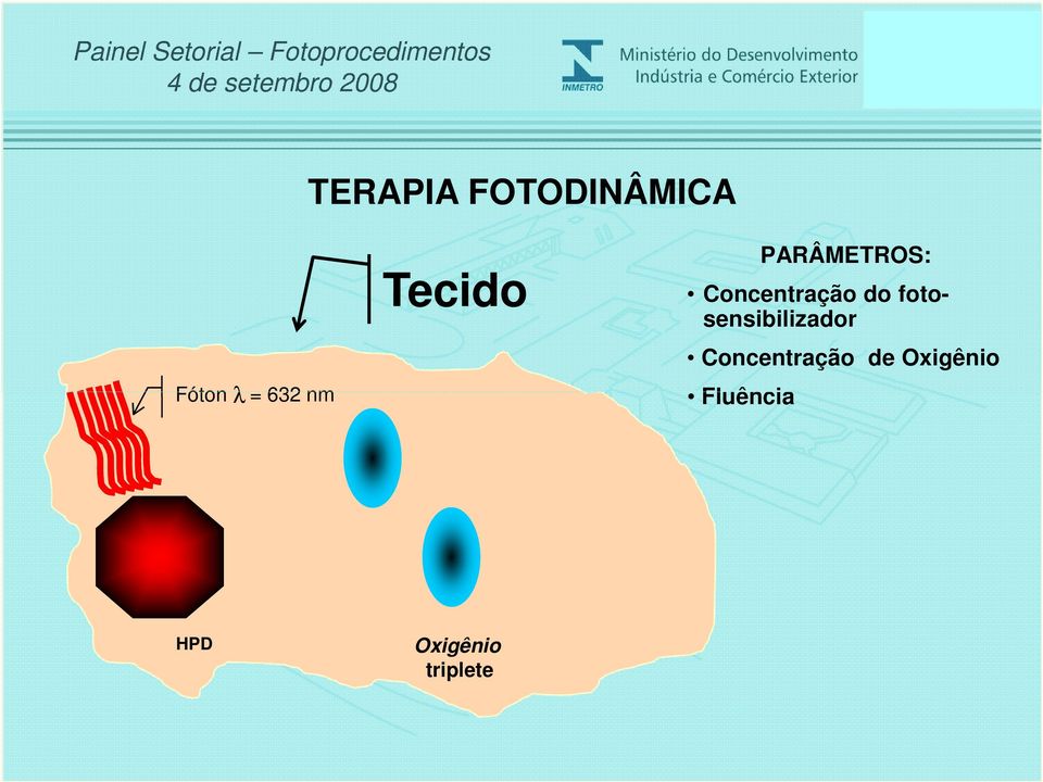 do fotosensibilizador Concentração