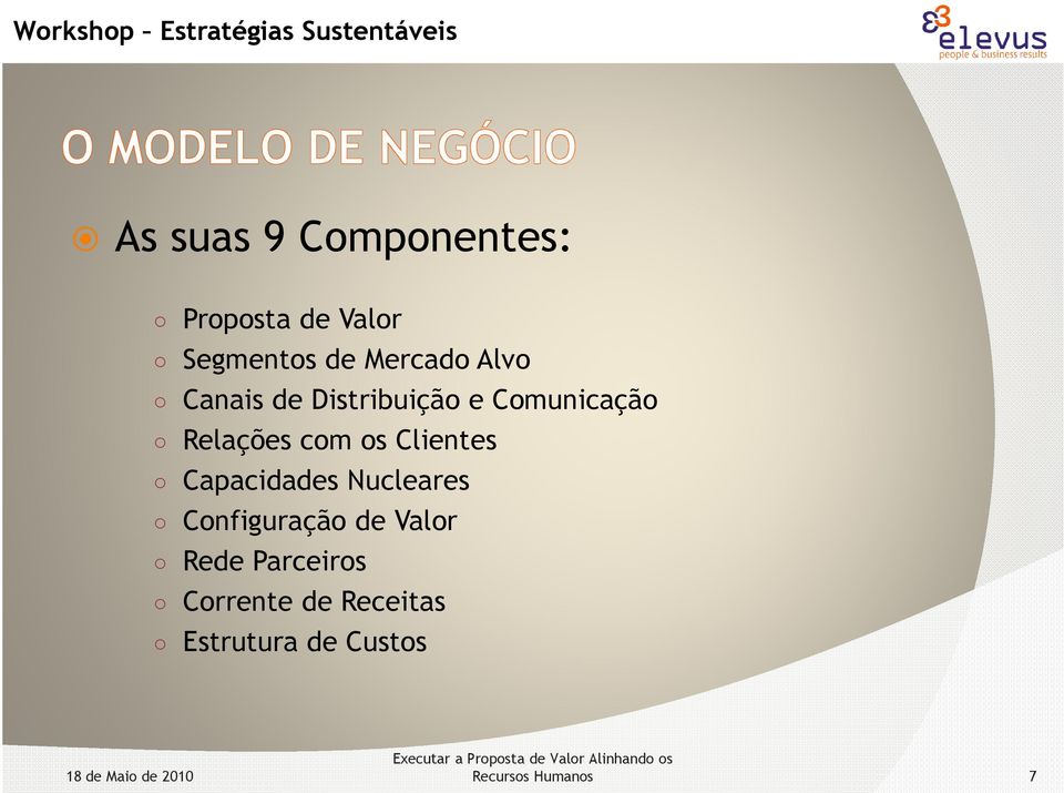 Relações com os Clientes Capacidades Nucleares