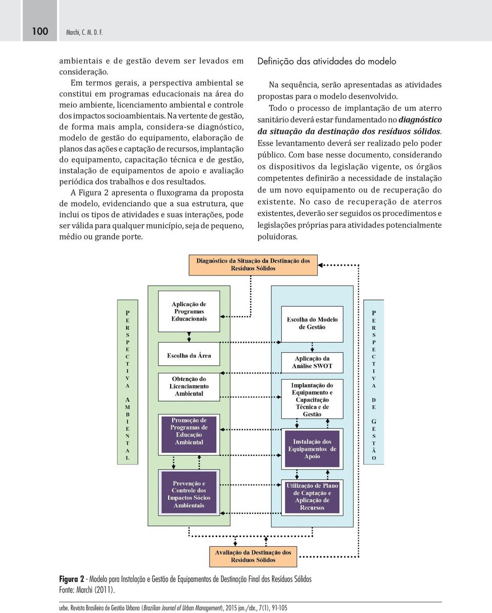 Na vertente de gestão, de forma mais ampla, considera-se diagnóstico, modelo de gestão do equipamento, elaboração de planos das ações e captação de recursos, implantação do equipamento, capacitação