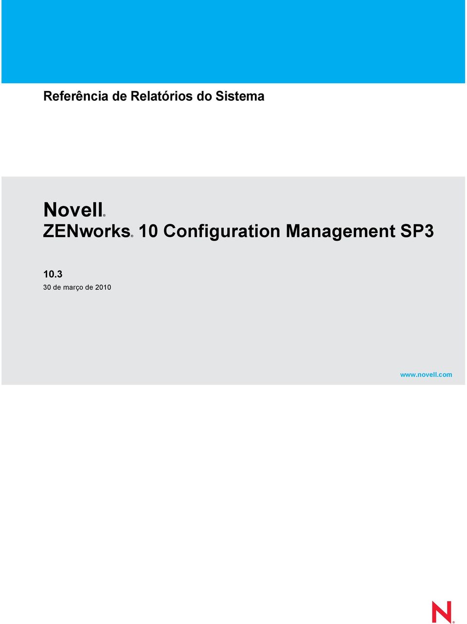 3 30 de março de 2010 www.novell.