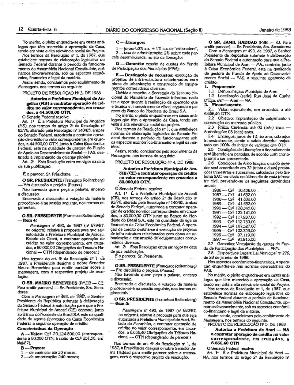 Nos termos da Resolução n" 1, de 1987, que estabelece normas de elaboração legislativa do Senado Federal durante o periodo de funcionamento da Assembléia Nacional Constituinte, opinamos