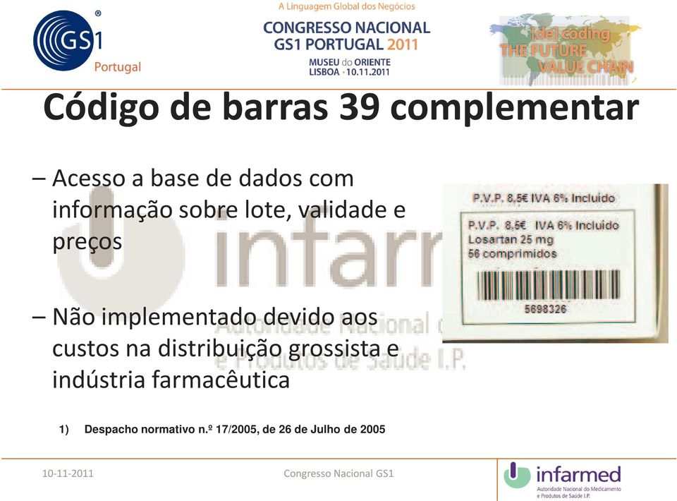 custos na distribuição grossista e indústria farmacêutica 1) Despacho