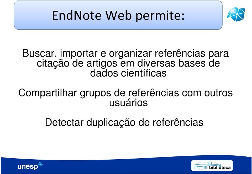 de dados científicas Compartilhar grupos de