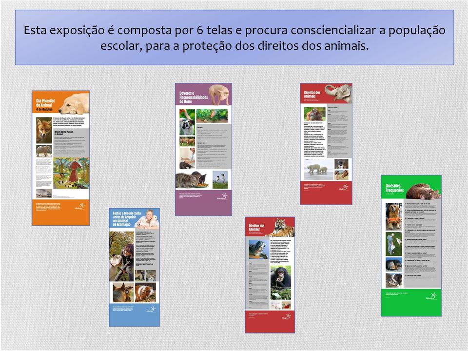 consciencializar a população