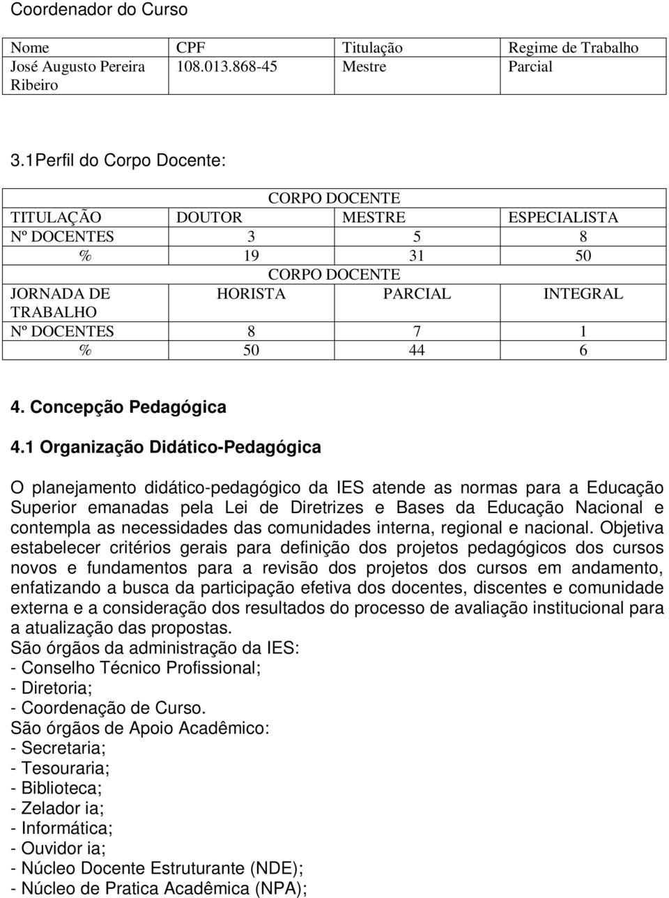 Concepção Pedagógica 4.