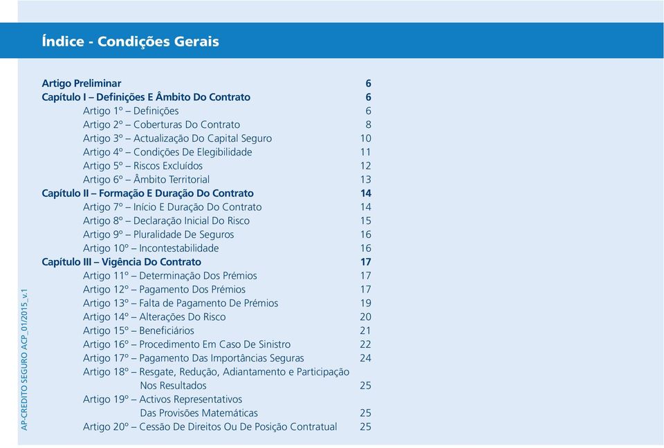 Elegibilidade 11 Artigo 5º Riscos Excluídos 12 Artigo 6º Âmbito Territorial 13 Capítulo II Formação E Duração Do Contrato 14 Artigo 7º Início E Duração Do Contrato 14 Artigo 8º Declaração Inicial Do