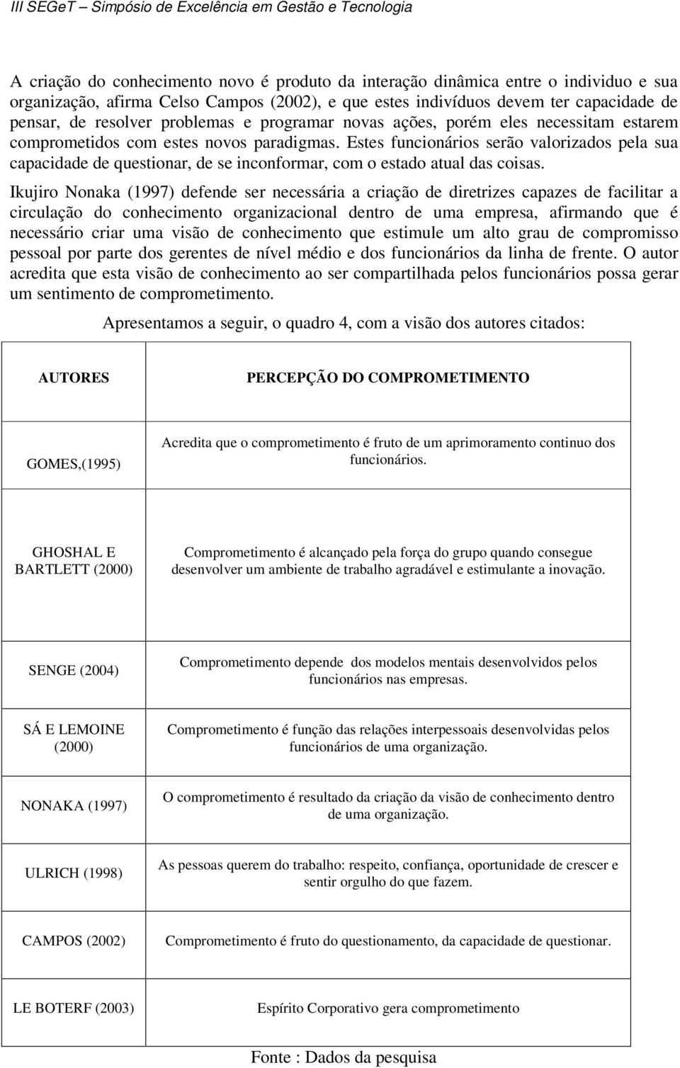 Estes funcionários serão valorizados pela sua capacidade de questionar, de se inconformar, com o estado atual das coisas.