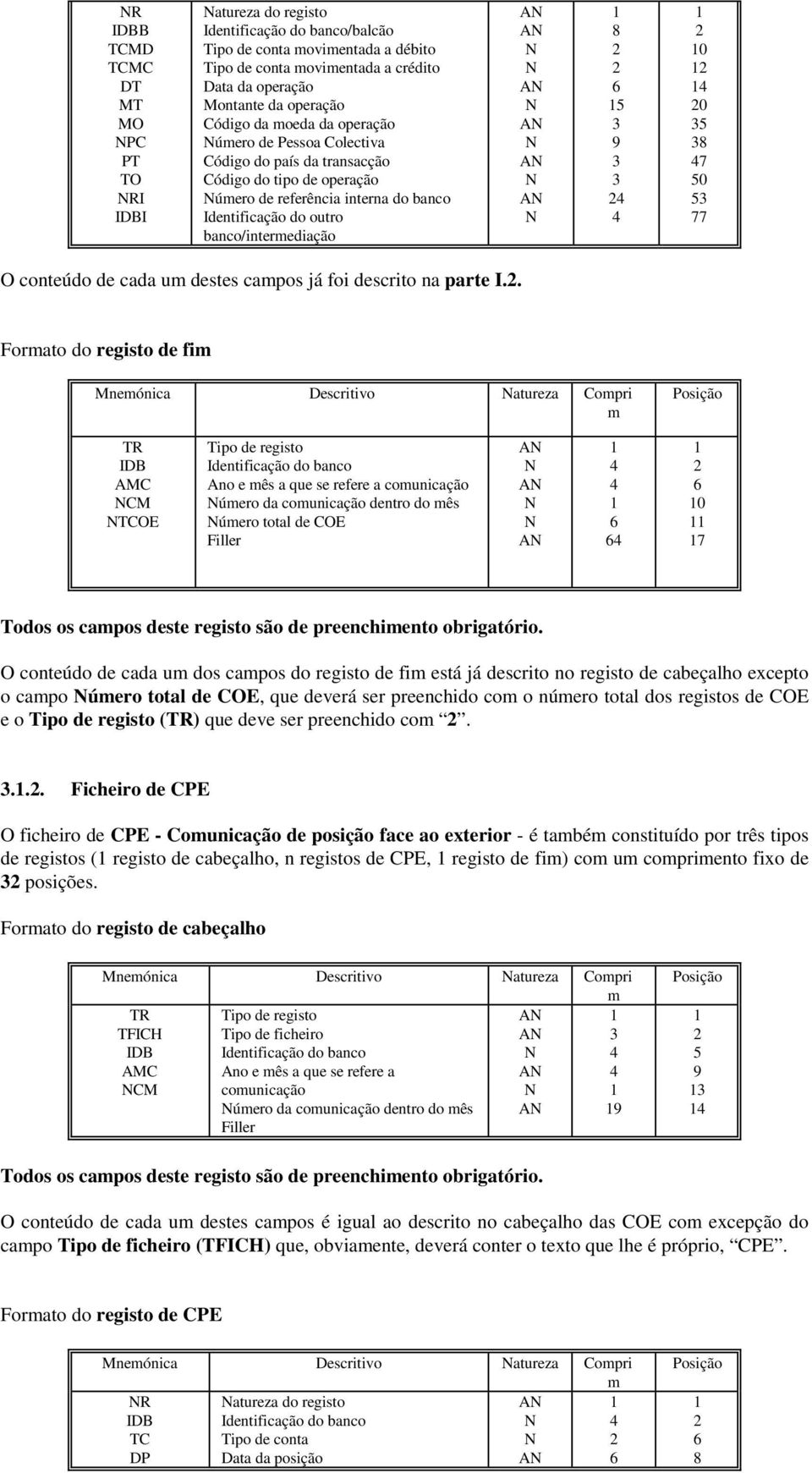 50 5 77 O conteúdo de cada u destes capos já foi descrito na parte I.