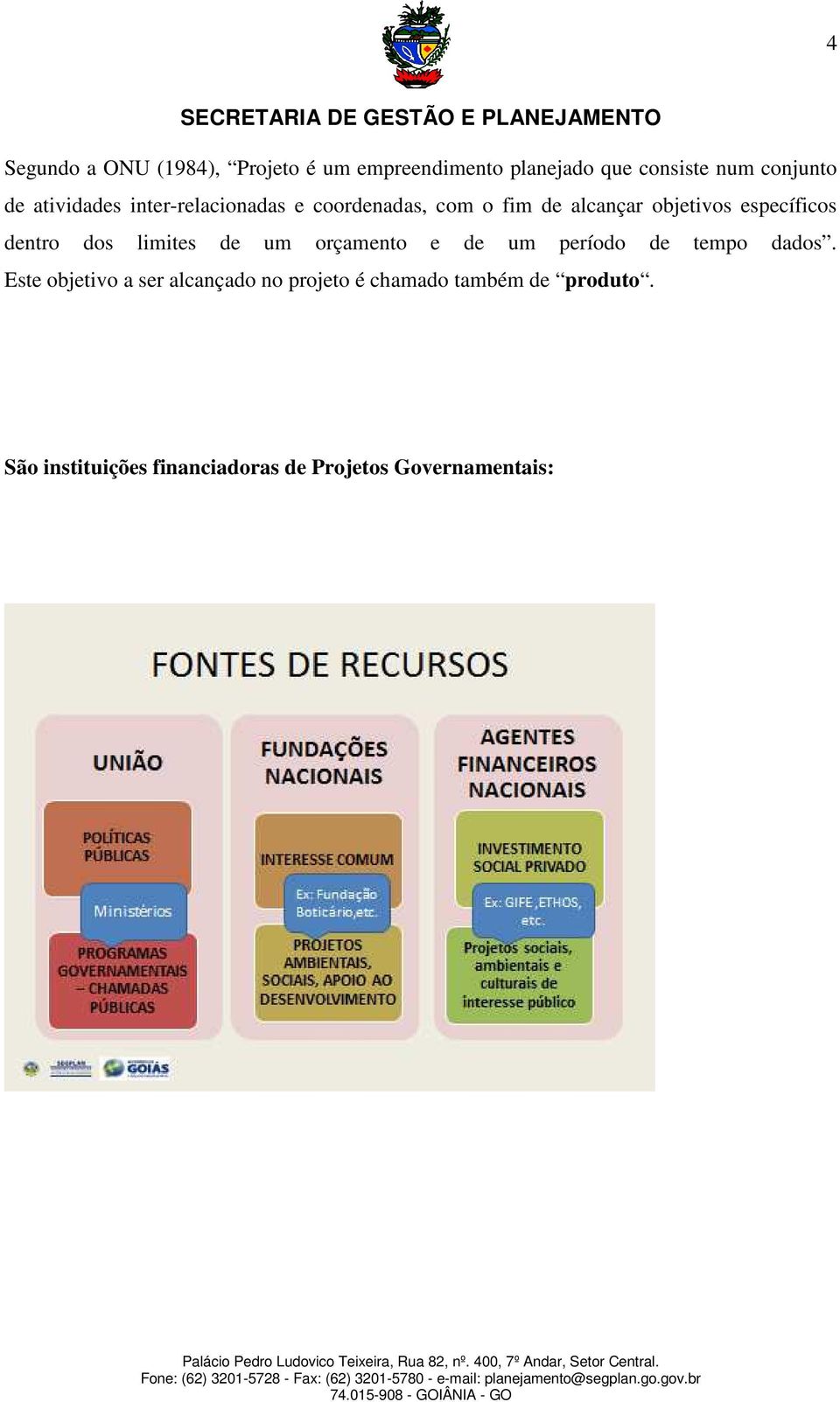 dentro dos limites de um orçamento e de um período de tempo dados.