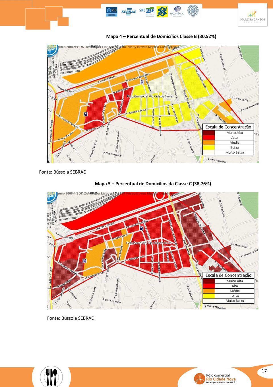 SEBRAE Mapa 5 Percentual de