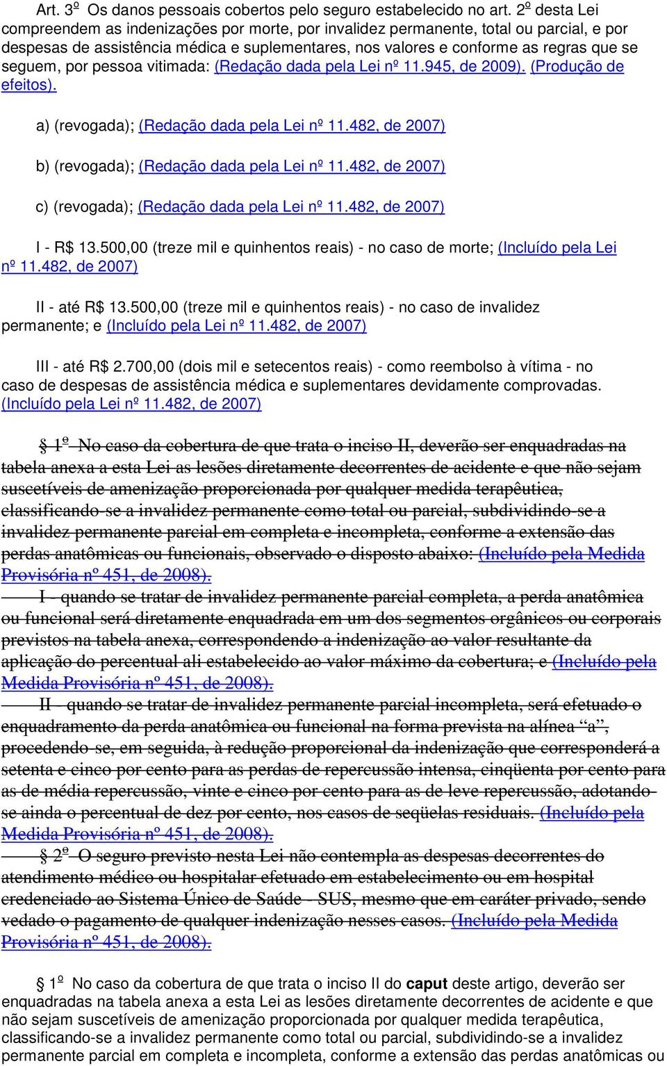 por pessoa vitimada: (Redação dada pela Lei nº 11.945, de 2009). (Produção de efeitos). a) (revogada); (Redação dada pela Lei nº 11.482, de 2007) b) (revogada); (Redação dada pela Lei nº 11.