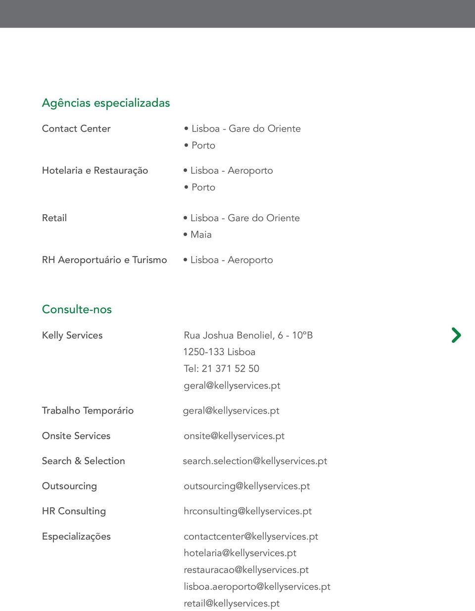 pt Trabalho Temporário Onsite Services Search & Selection Outsourcing HR Consulting Especializações geral@kellyservices.pt onsite@kellyservices.pt search.