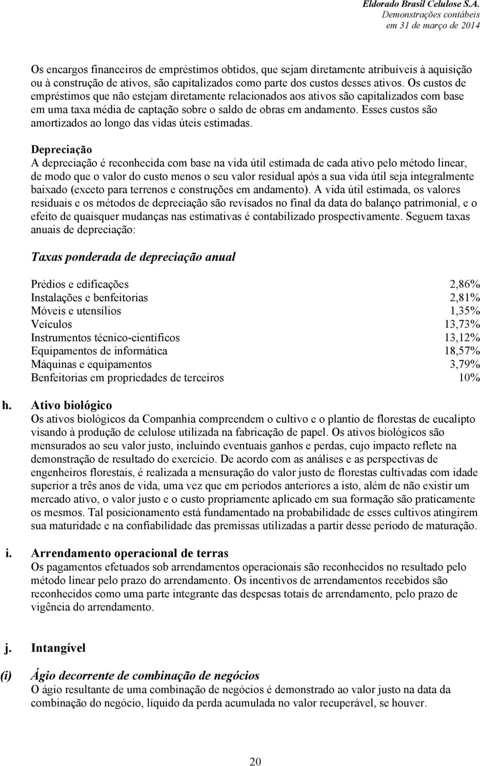 Esses custos são amortizados ao longo das vidas úteis estimadas.