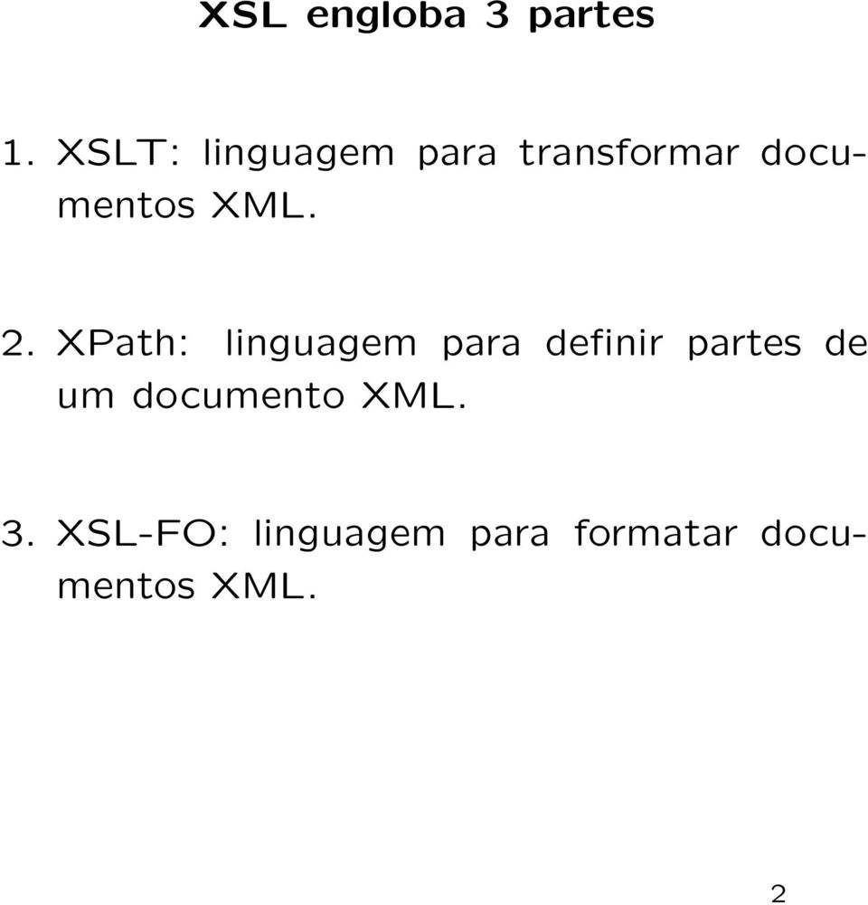 XML. 2.