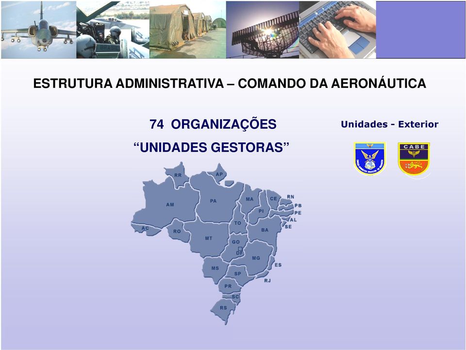 ORGANIZAÇÕES Unidades -