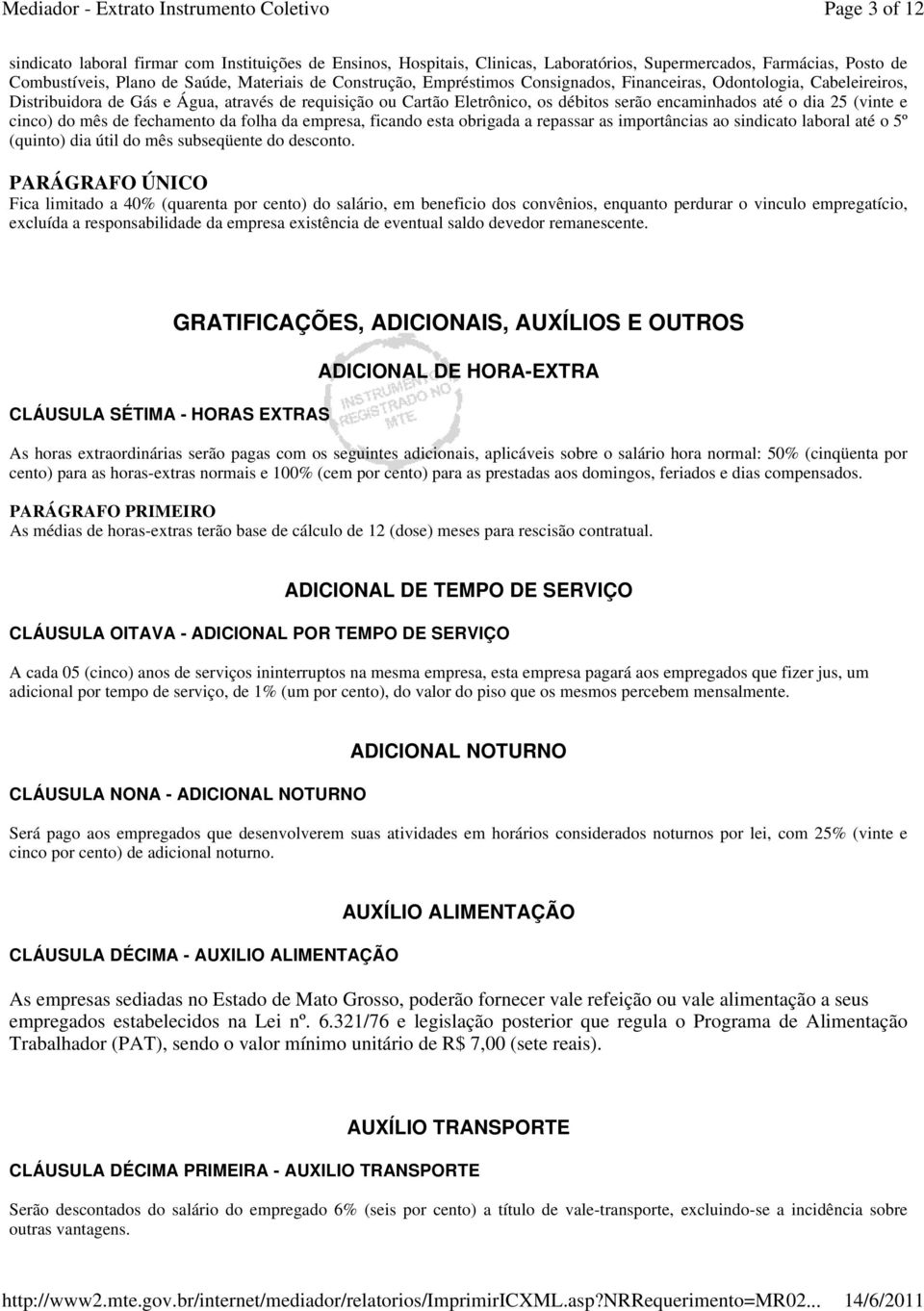 do mês de fechamento da folha da empresa, ficando esta obrigada a repassar as importâncias ao sindicato laboral até o 5º (quinto) dia útil do mês subseqüente do desconto.