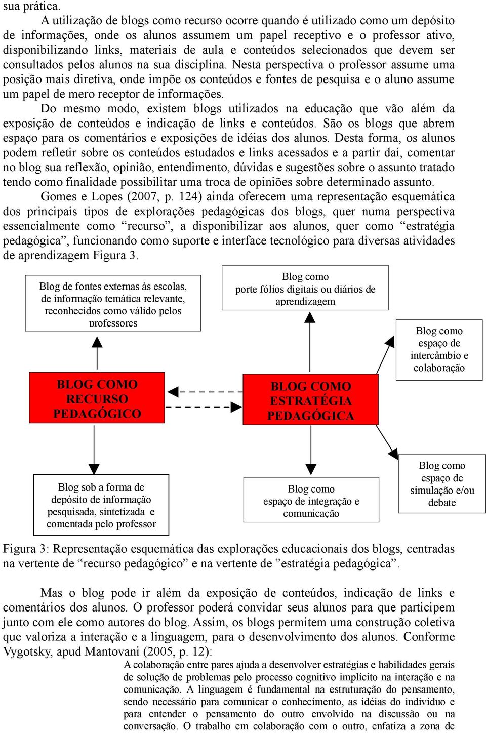 e conteúdos selecionados que devem ser consultados pelos alunos na sua disciplina.